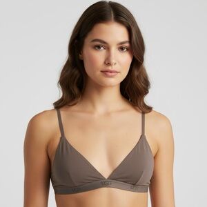 UGG Francis Bralette Taupe Brown Size L NWT Wireless Soft